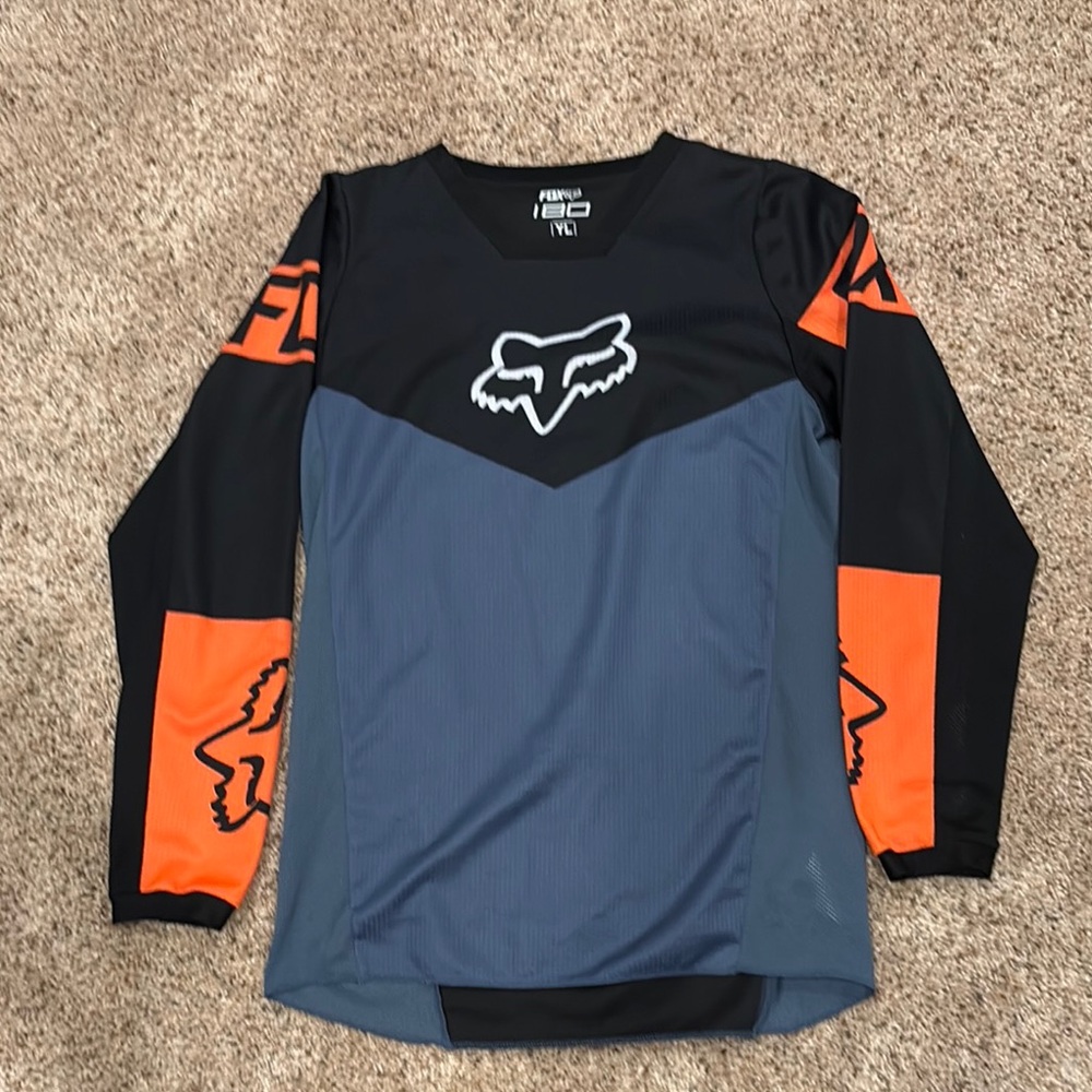 Fox Blue and Orange Athletic Jerseys